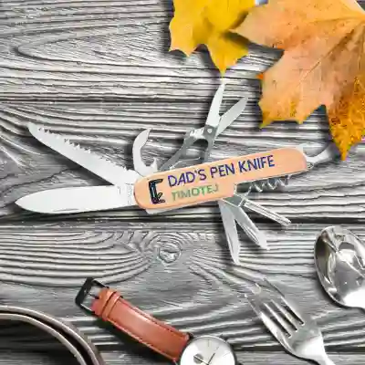 Personalizovaný multifunkčný nôž - Dad's pen knife