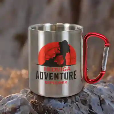 Personalizovaný hrnček z nerezovej ocele 200ml - Adventure explorer