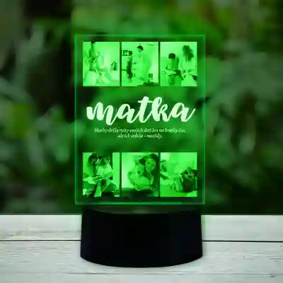 Personalizovaná 3D LED lampa - Mama