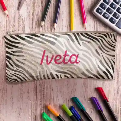 Peračník personalizovaný - Zebra Print