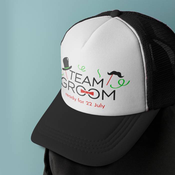 Personalizovaná čiapka - Team Groom