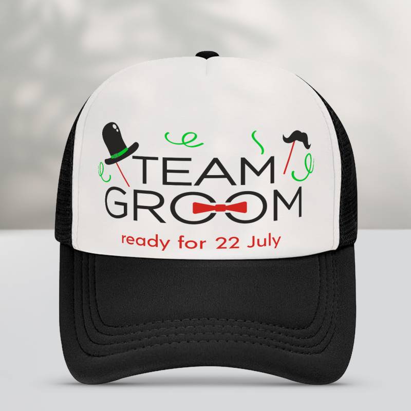 Personalizovaná čiapka - Team Groom