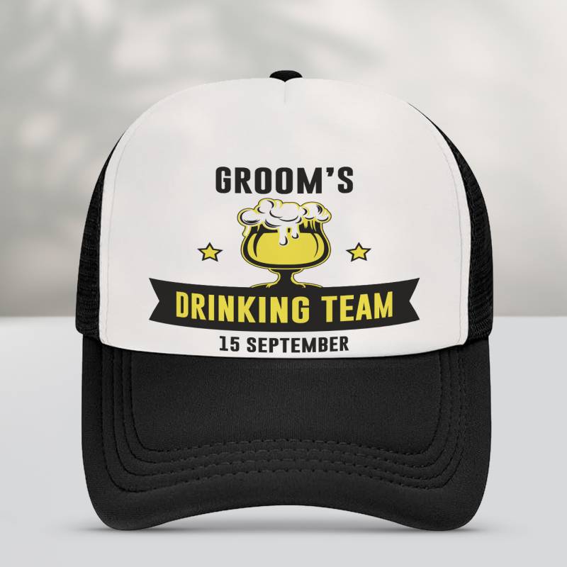 Personalizovaná čiapka - Drinking team