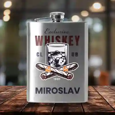 Personalizované vreckové flaše - Whiskey 