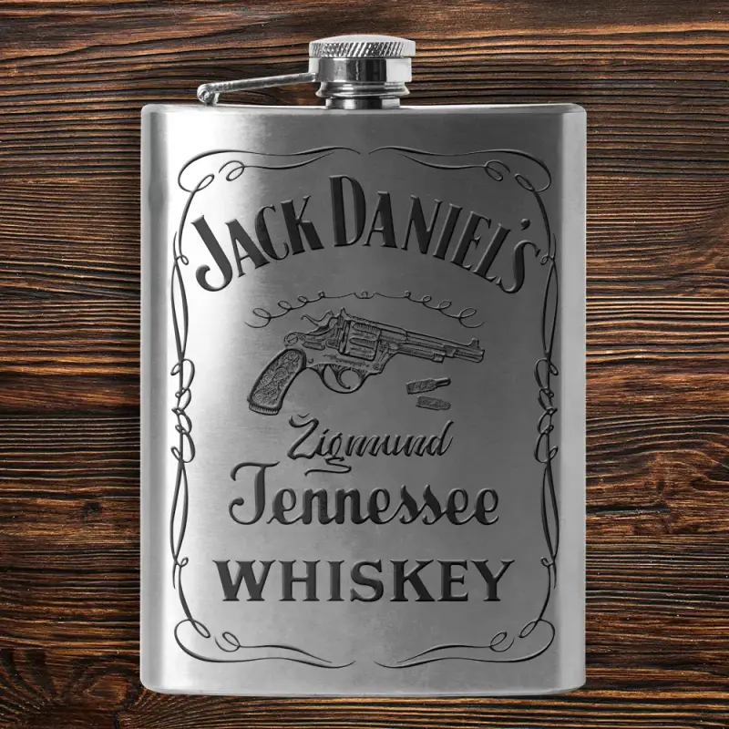 Personalizované vreckové flaše - Jack  Daniel's