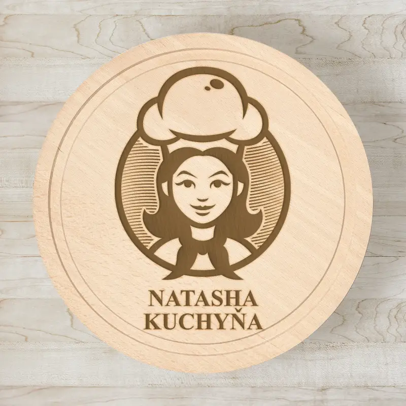 Kruhová krájacia doska s personalizáciou - MasterChef