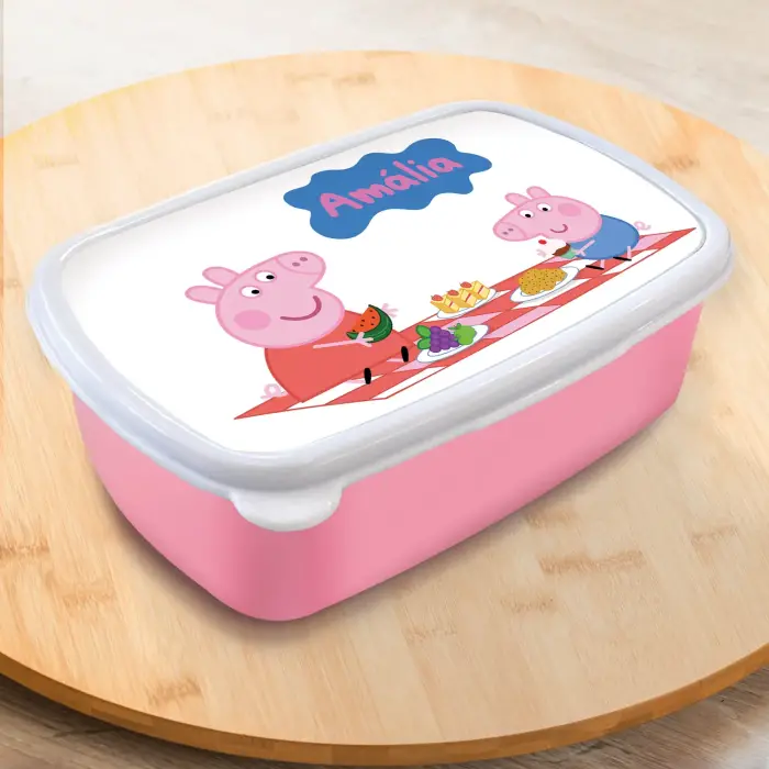 Personalizovaný box na obed - Pepa Pig