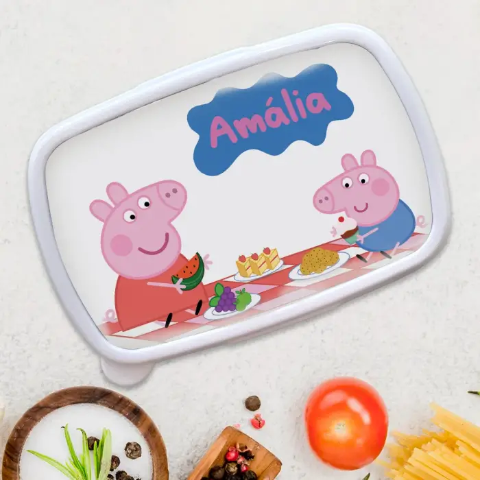 Personalizovaný box na obed - Pepa Pig