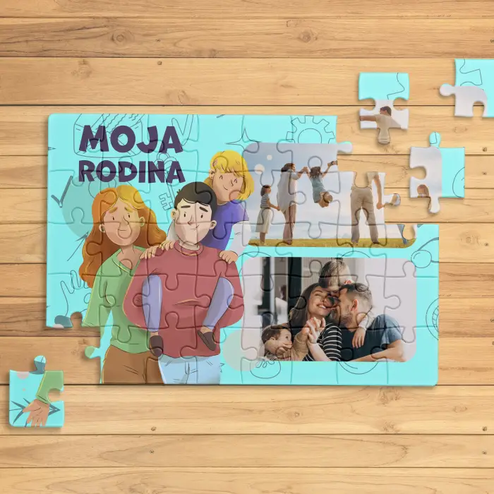 Personalizované puzzle - Moja rodina