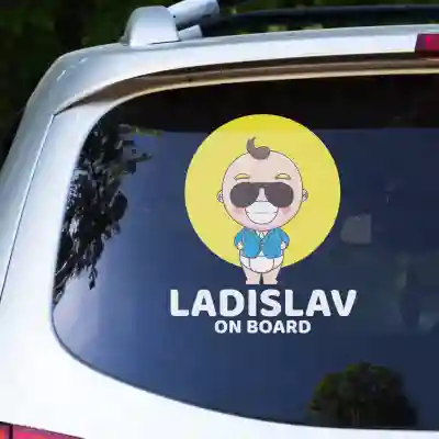 Nálepka na auto - Cool Baby