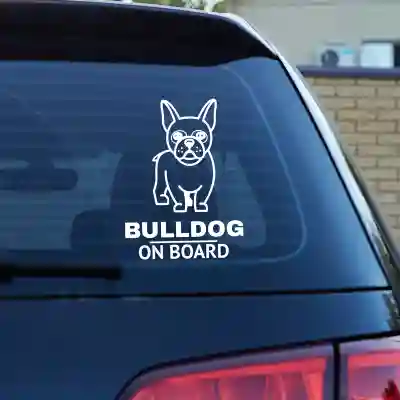 Autonálepka-Bulldog