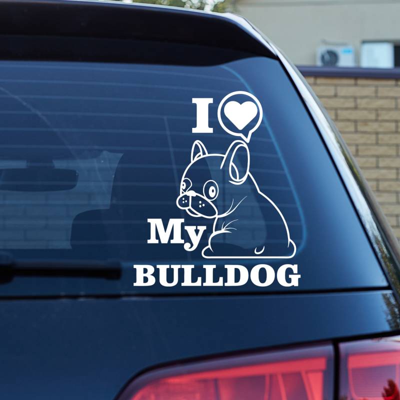 Autonálepka-BullDog Love