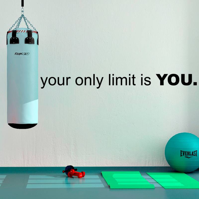 Nálepka na stenu - Your only limit is you